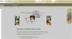 Desktop Screenshot of mazegardens.com.au